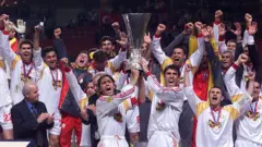 Galatasaray UEFA Kupası tören
