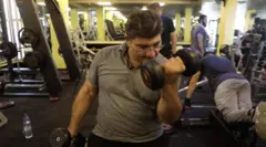 لاعب من ذوي الإعاقة في إدلب