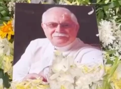 مراسم خاکسپاری ناصر مسعودی در رشت