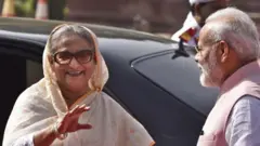 மோதி, ஷேக் ஹசீனா