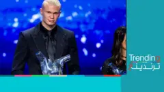 إيرلينغ هالاند يفوز بجائزة أفضل لاعب في أوروبا