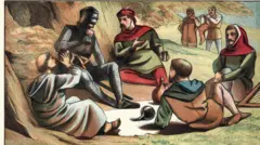 تصویری از رابین هود و شوالیه سیاه