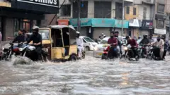 بارش، کراچی