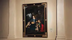 Копия картины Леонардо в Эрмитаже