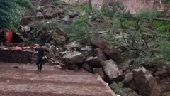 کوٹلی، کشمیر، لینڈ سلائیڈنگ
