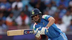 ভারতের শুভমন গিল সেঞ্চুরি করে দলকে জয় এনে দিয়েছেন।