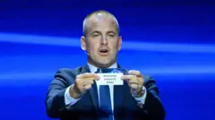 Aworan lati ibi ayẹyẹ Uefa Champions League