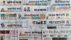 ঢাকা থেকে প্রকাশিত সংবাদপত্র।