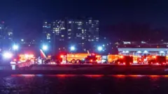American Airlines regional passenger jet and a U.S. Army Black Hawk helicopter crash