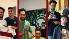 "أنا أحلق جيدا، وأنت تسجل الأهداف!"