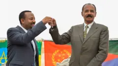 ፕረዚደንት ኢሳይያስን ቀዳማይ ሚኒስተር ኣቢይ ኣሕመድን