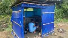 အိန္ဒိယဘက် မီဇိုရမ်ပြည်နယ်ဘက်ရှောင်တိမ်းသွားပြီး ကွာရန်တင်းဝင်ကြရတဲ့စခန်းတစ်ခု
