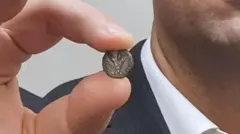 1 milyon dolar değerindeki gümüş para