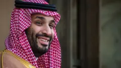 Saudi Crown Prince Mohammed bin Salman in Paris (28 July 2022)