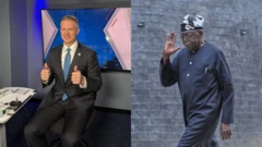 Foto Riley Moore na Bola Tinubu