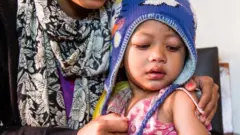 백신 접종 중인 어린이