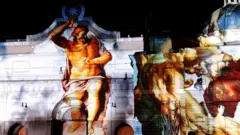 Aworann ọjọ idajọ ni Piazza del Popolo, ni Rome