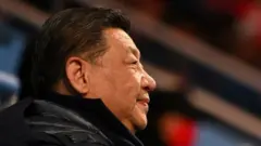 Xi Jinping at the opening ceremony of the Beijing 2022 Winter Olympic Games