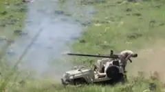 تلویزیون ایران تصاویری از آنچه سپاه رزمایش برای پاکسازی منطقه خواند منتشر کرده است