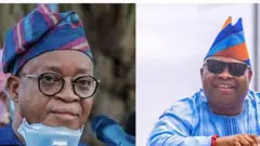 Ademola Adeleke ati Adegboyega Oyetola