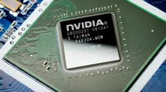 ChatGPT: quanta água ‘bebe’ sua pergunta ao bot? Cientistas tentam estimar impacto ambiental da IA 4 Close em chip da Nvidia