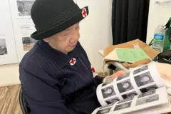 廖淑霞二戰期間於上海日租界中擔任看護婦，也就是護士工作。