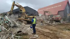 Di part of di collapsed building for Abuja