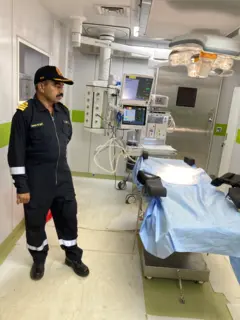 विक्रांत के अंदर मेडिकल फ़ैसेलिटी