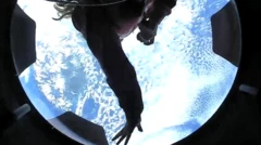 Virgin Galactic's passenger rocket plane VSS Unity, borne by twin-fuselage carrier jet dubbed VMS Eve, takes off with billionaire entrepreneur Richard Branson and his crew for travel to the edge of space at Spaceport America near Truth or Consequences, New Mexico, US, 11 July 2021