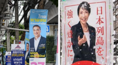 Japonya ve Tayland'da erken seçimler