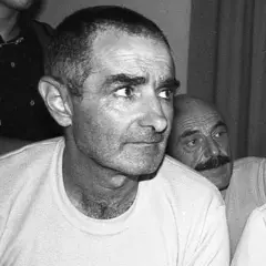 "Pepe" Mujica de camiseta na época da sua libertação da prisão