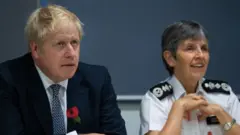 Boris Johnson and Cressida Dick