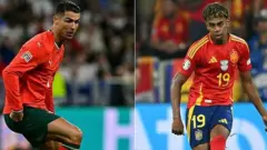 لامين جمال وكريستيانو رونالدو في مواجهة تاريخية 