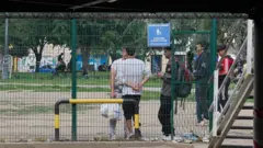 Migranti u centru Beograda