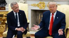 加拿大總理卡尼與美國總統特朗普