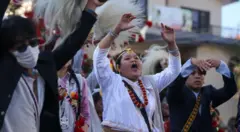 सांस्कृतिक कार्यक्रममा सहभागी जनजाति समुदायका महिला