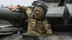 Российский военный на войне в Украине