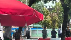 စစ်ကောင်စီတပ်တွေ လုံခြုံရေး ယူထားတဲ့ ရန်ကုန်သင်္ကြန်အကြိုနေ့
