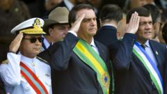 Almirante Garnier, Bolsonaro e general Nogueira
