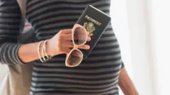 A pregnant woman