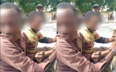 Awọn afurasi ajinigbe ti a fi nnkan bo oju wọn