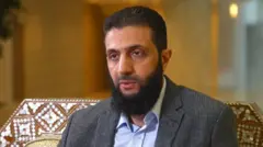 બીબીસીના આંતરરાષ્ટ્રીય સંપાદક જેરેમી બોવેને એચટીએસ પ્રમુખ અહમદ અલ-શરા સાથે વાત કરી છે