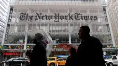 न्यूयार्क टाइम्स का ऑफिस.