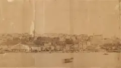 Vista panorâmica de Salvador na metade do século 19