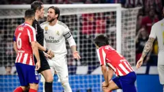 'Yan wasan tawagar Real Madrid da na Atletico Madrid