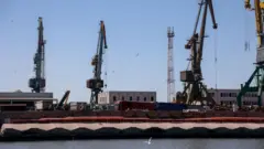 A shipyard in Ukraine