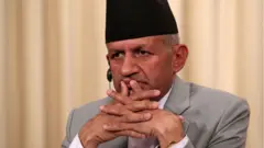 नेपाल के विदेश मंत्री प्रदीप कुमार ज्ञावली