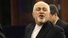 Iranian Foreign Minister Mohammad Javad Zarif at the General Assembly of the United Nations in New York, 23 September 2019