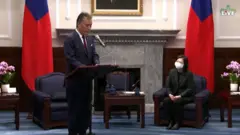 中美關係：美國議員月內第二次訪台 北京再批台灣挾洋自重「死路一條」