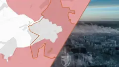 Карта Бахмута